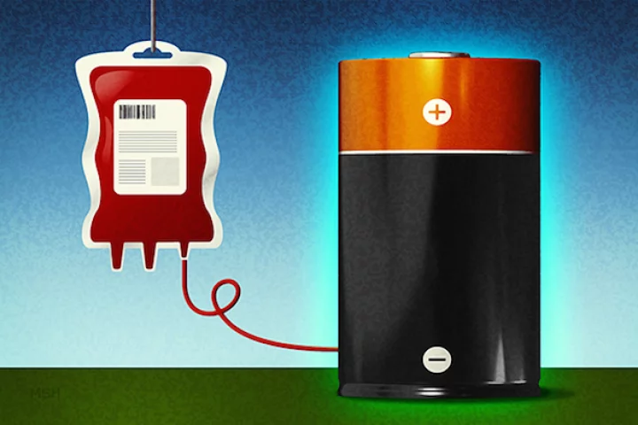 Researchers at Yale have found that heme, a molecule found in blood, can improve the efficiency of lithium-oxygen batteries