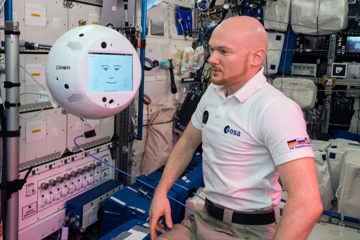 CIMON is a medicine-ball-sized robot to help astronauts with routine tasks