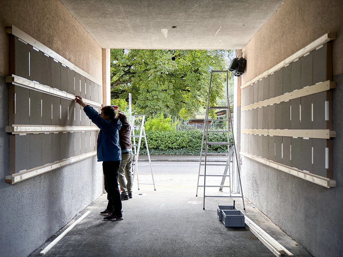 The researchers tested this material by fitting 72 2.1-inch-thick panels in a driveway that opened out on to a public street