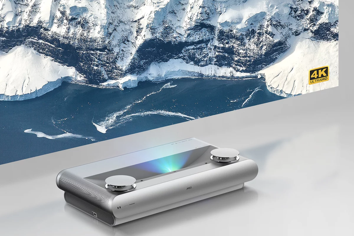 The JMGO U2 ultra-short-throw laser projector is capable of 4K UHD resolution with support for the BT.2020 color standard and HDR10