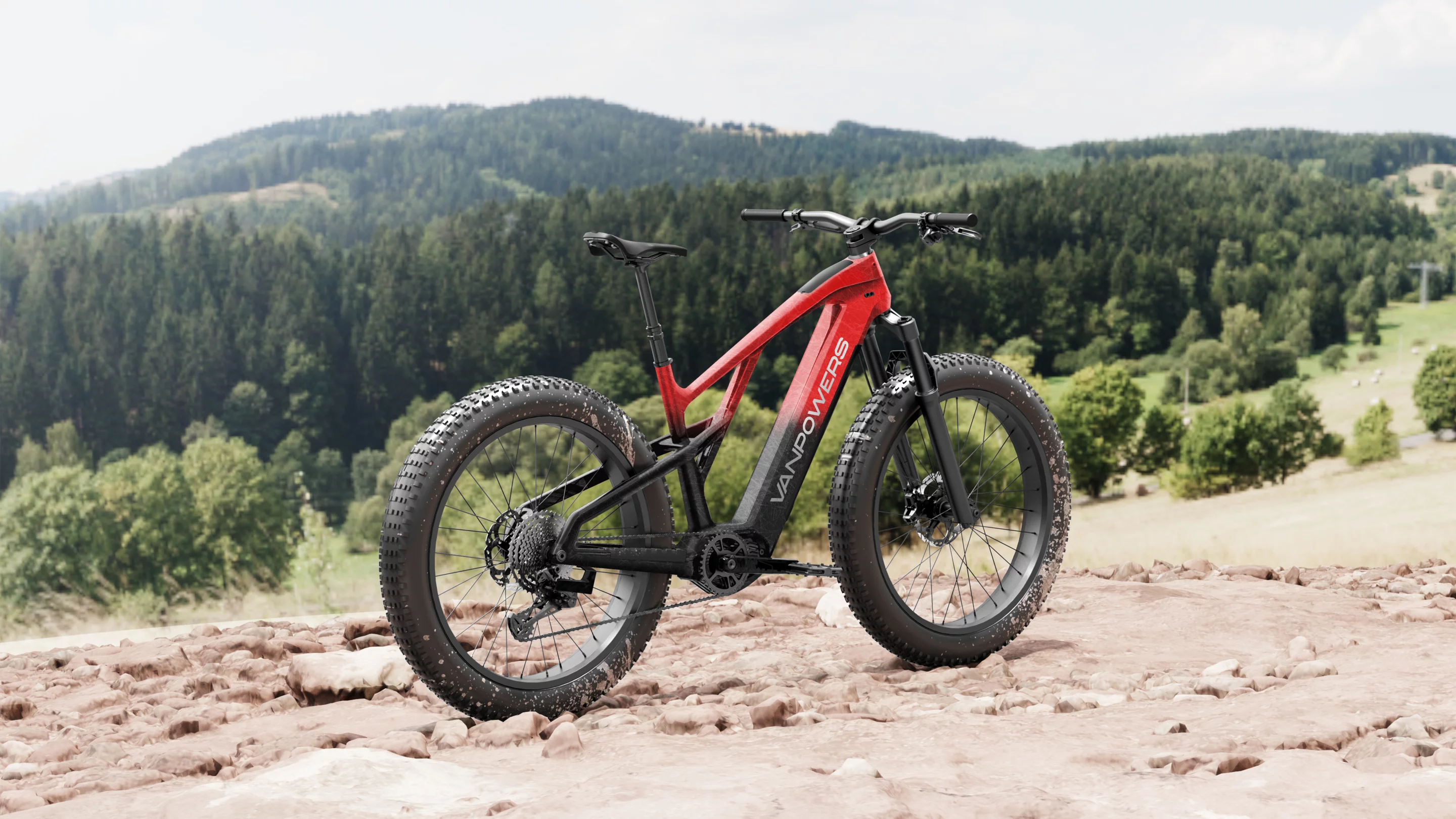 Heading off-road? The pedal-assist GrandTeton is designed for all-terrain, all-weather riding