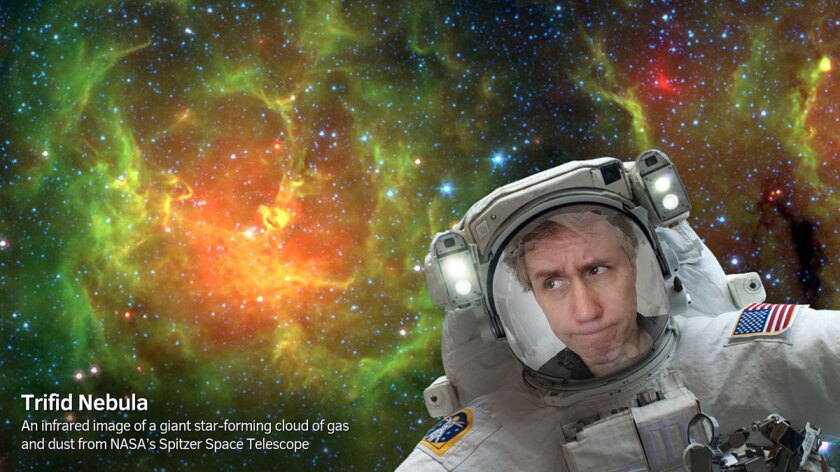 The NASA selfie app in all its glory