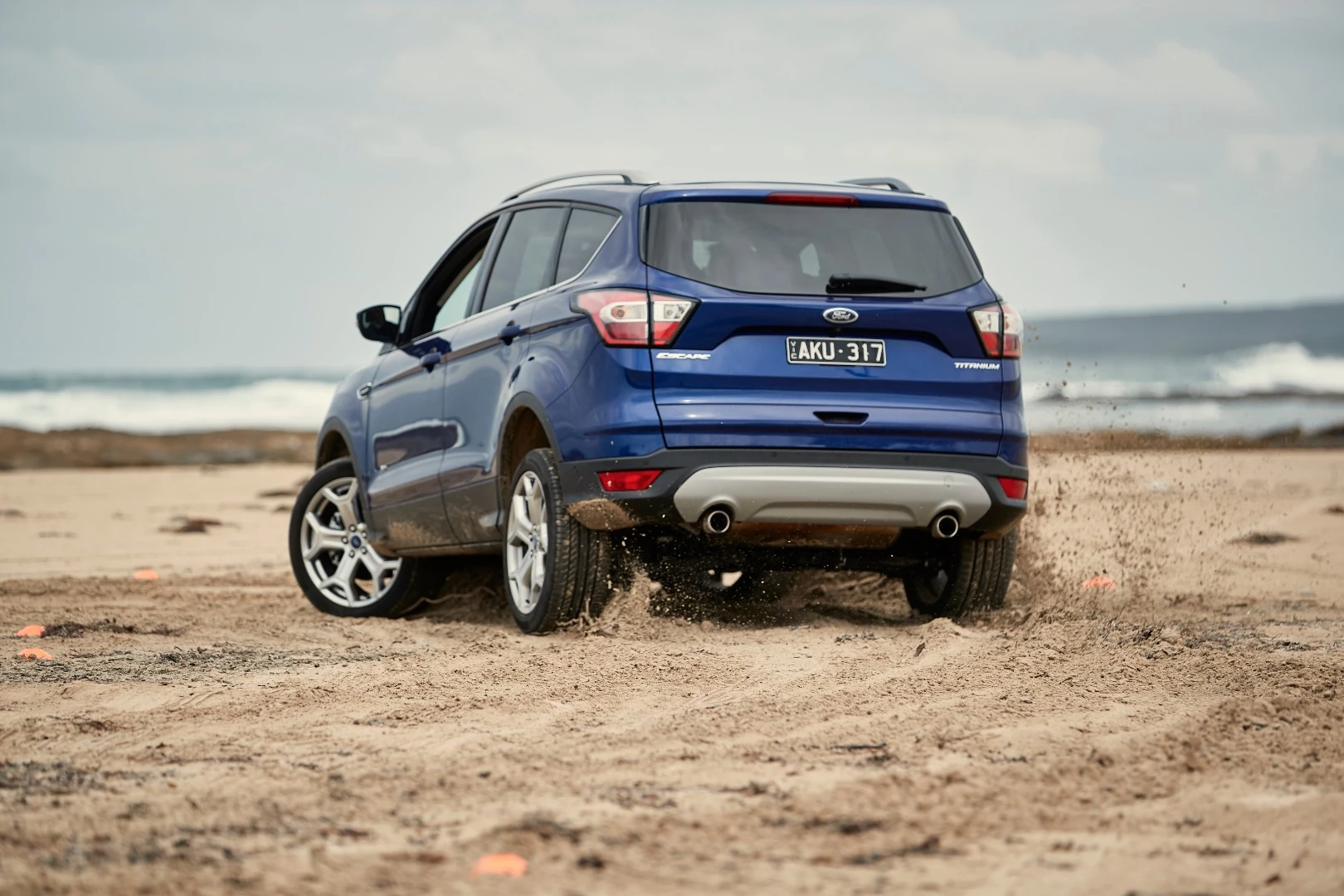2017 Ford Escape: stability control system brings the car into line when it starts to slide in corners