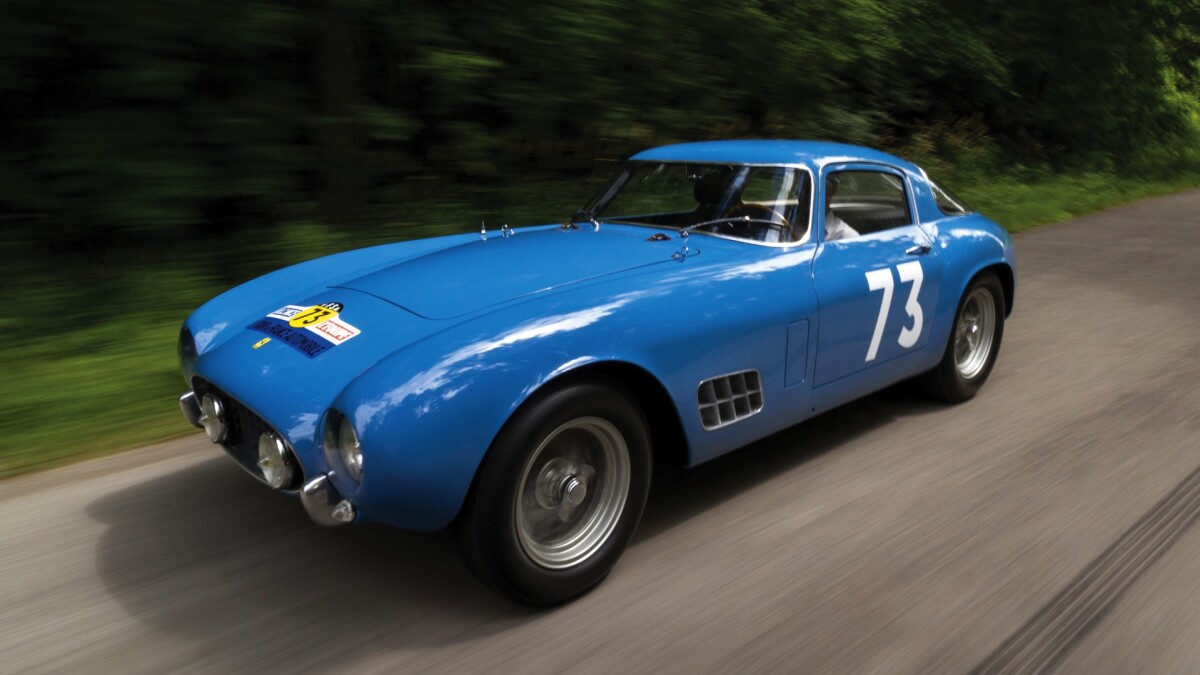 Only 77 of Ferrari's "Tour de France" models were ever built, with every one sold in the last five years fetching more than $3,000,000 and the two most recent highlights being a 1956 model which sold for £4,872,000 ($7,862,554) in London last September, and a similar car which fetched $6,710,000 during Monterey Car Week in 2012. This isn't just any Tour de France model, though – this is the 1956 Ferrari 250 GT Berlinetta Competizione 'Tour de France' that gave the model its name through winning the 1956 Tour de France Auto, France's equivalent to Italy's Mille Miglia or Sicily's Targa Florio. The car is one of only seven Scaglietti-bodied first-series competition berlinettas, but in historical terms, it is even more significant because it was owned and raced by one of motorsport's larger-than-life figures, the Marquis Alfonso de Portago.