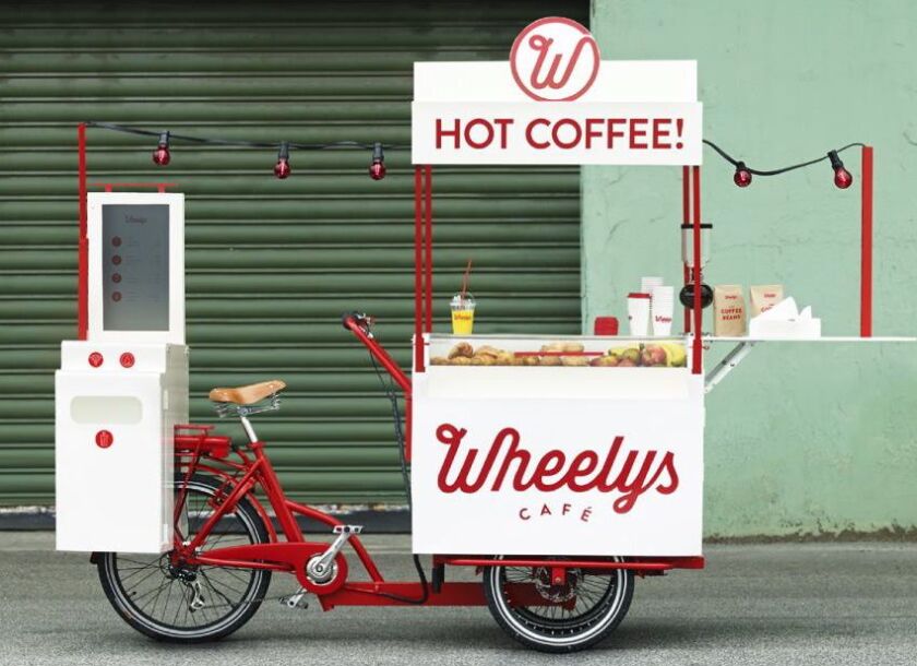 Power is provided by an onboard battery pack, which also runs the trike's electric-assist motor