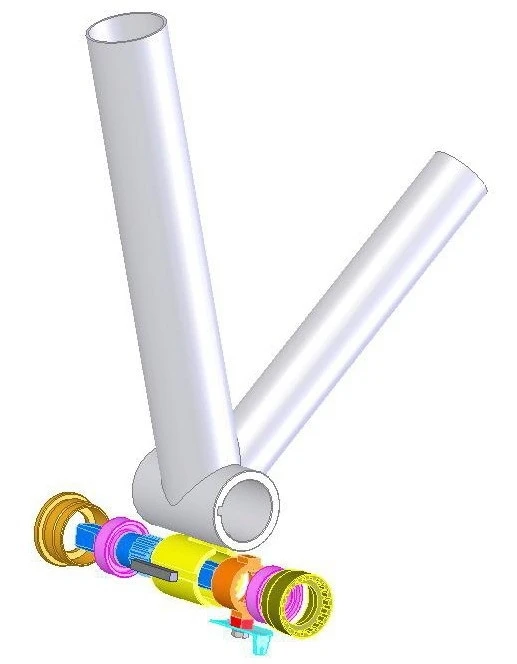 Figure 2 - Cranklock sliding mechanism
