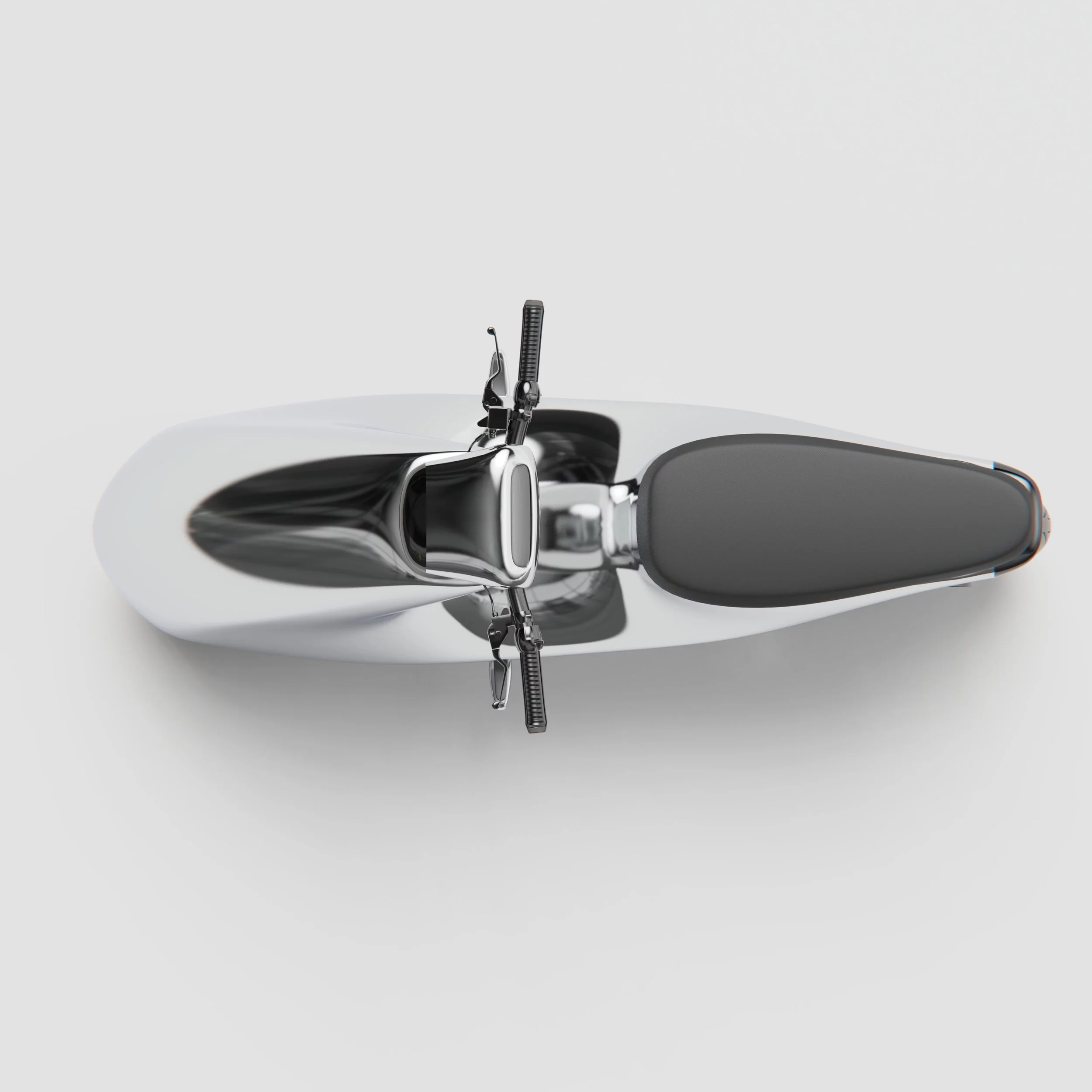 Top down look at the Nano e-scooter