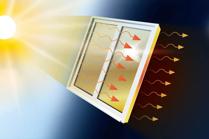 The MOST window film keeps rooms from heating up during the day, but warms them at night