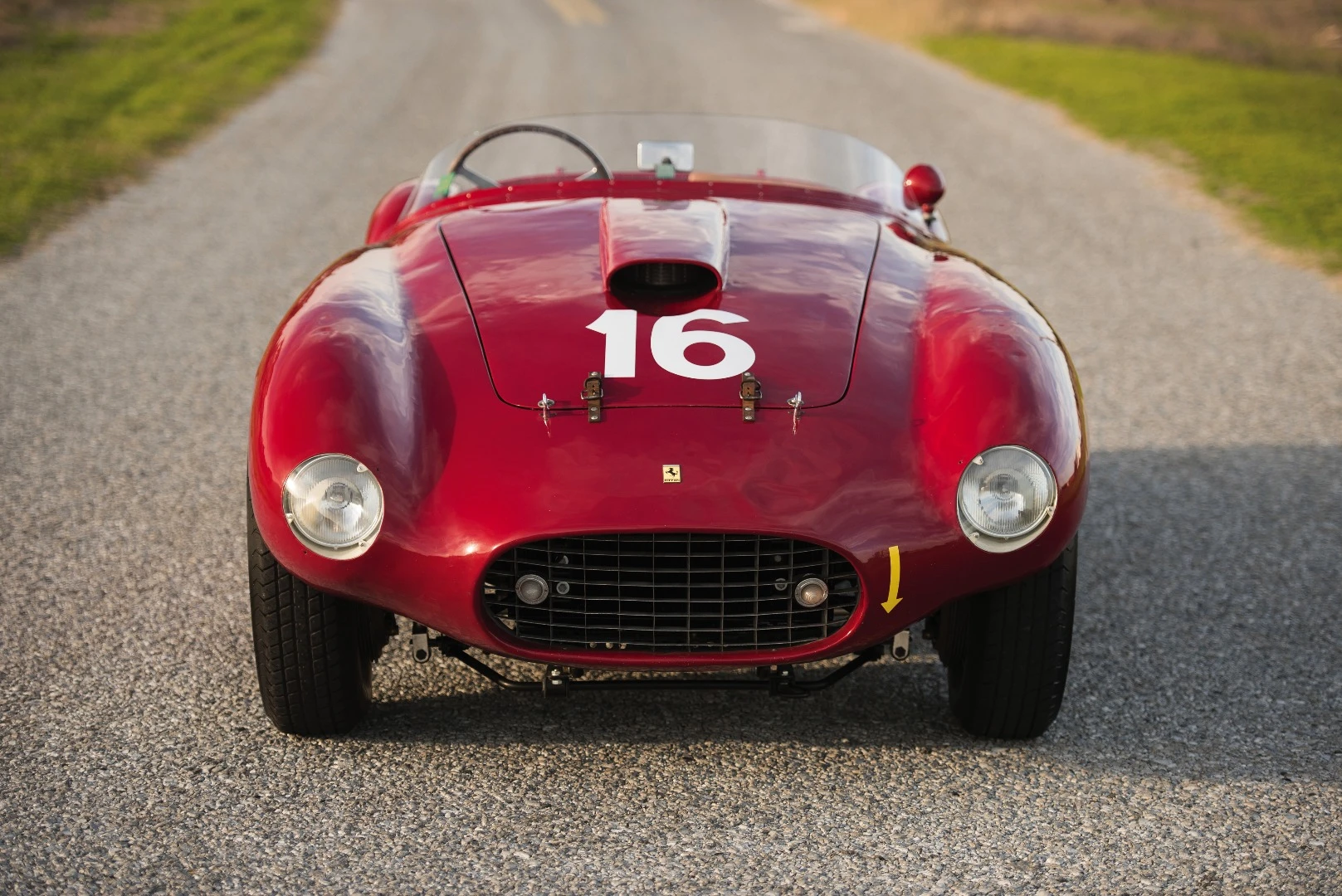 One of nine Scuderia Ferrari (factory race team) barchettas from the 1950s, this 12-cylinder Lampredi-engined 1950 Ferrari 275S/340 America Barchetta by Scaglietti was one of only two Works Ferraris of its kind ever built. It is estimated that it will sell for between $7,500,000 and $10,000,000.