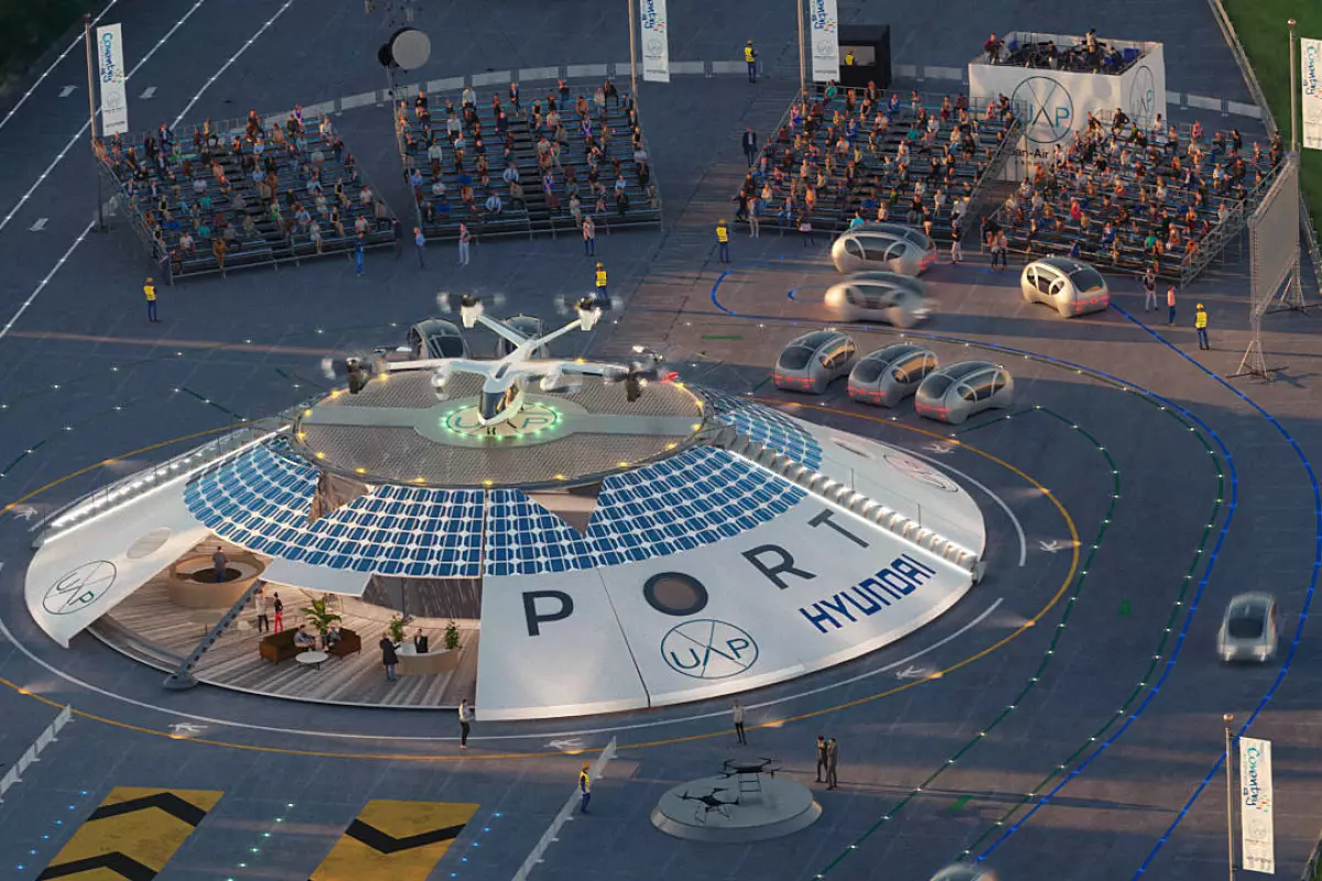 The "smallest airport in the world," dedicated to eVTOL air taxis and drone operations, will open in Coventry later this year. Hyundai is one of the partners