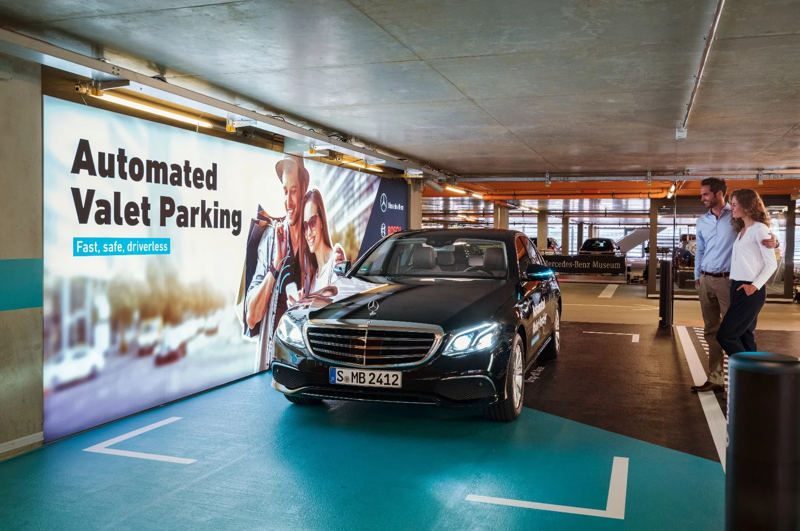 Daimler says that the autonomous valet technology could be retrofitted to existing multi-story carparks