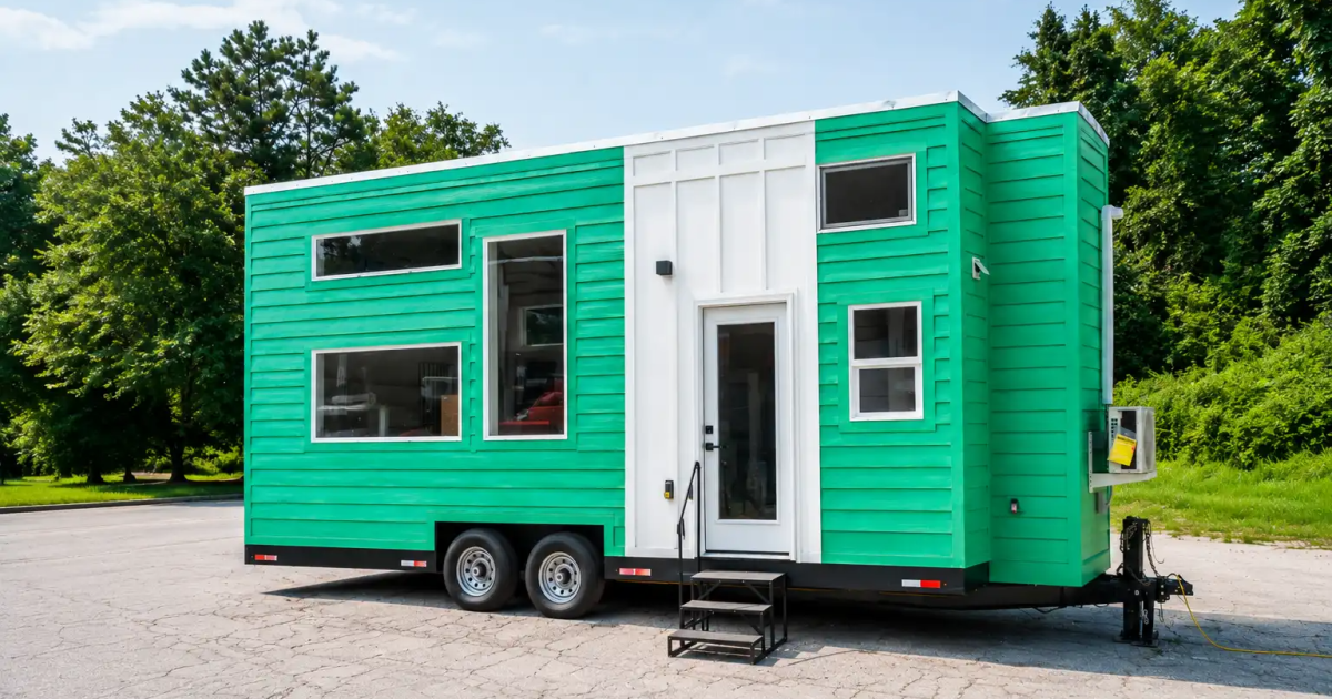 204-sq-ft tiny house packs in two lofts and a full kitchen