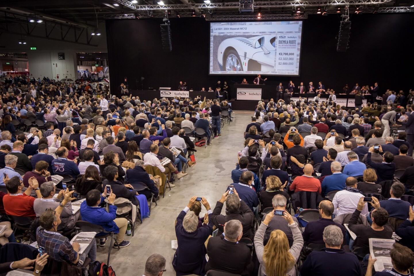 As much of the collection comprised 'modern classics', the audience represented the next generation of collectors with roughly half the bidders under the age of 50.