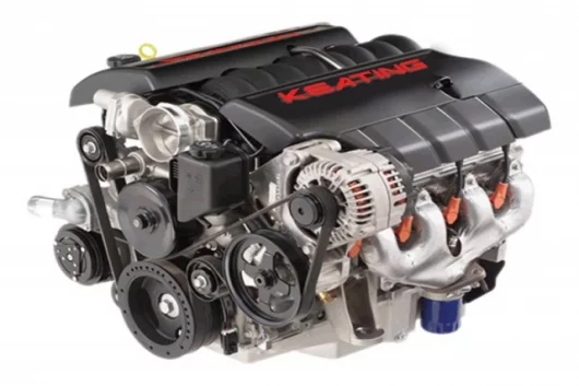 Keating's GM-sourced V8 engine