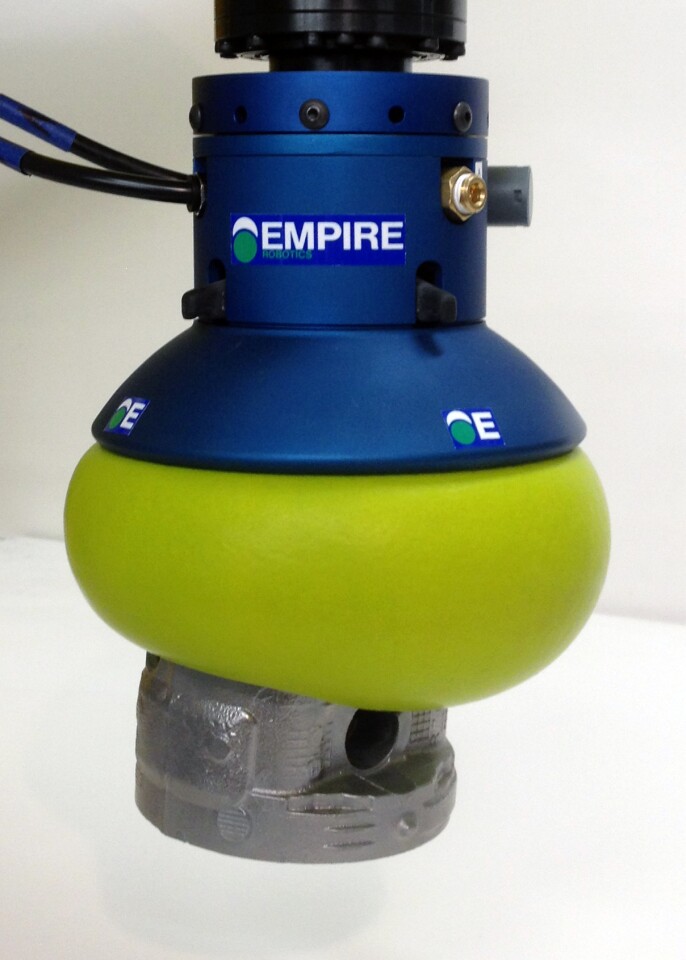 The Versaball can lift objects weighing up to 20 lb (9 kg)