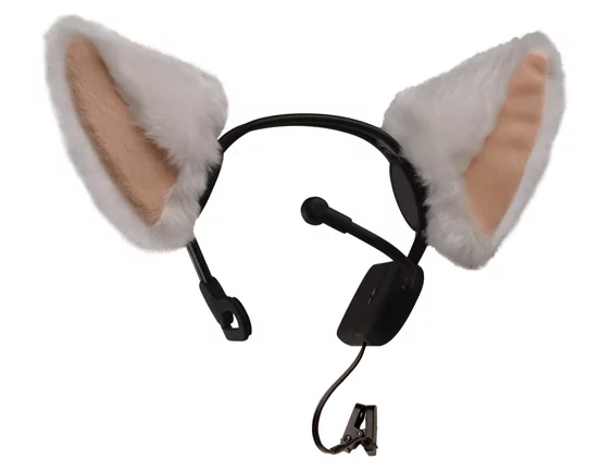 Necomimi feature a sensor that sits in contact with the forehead and an ear clip to gorund the device