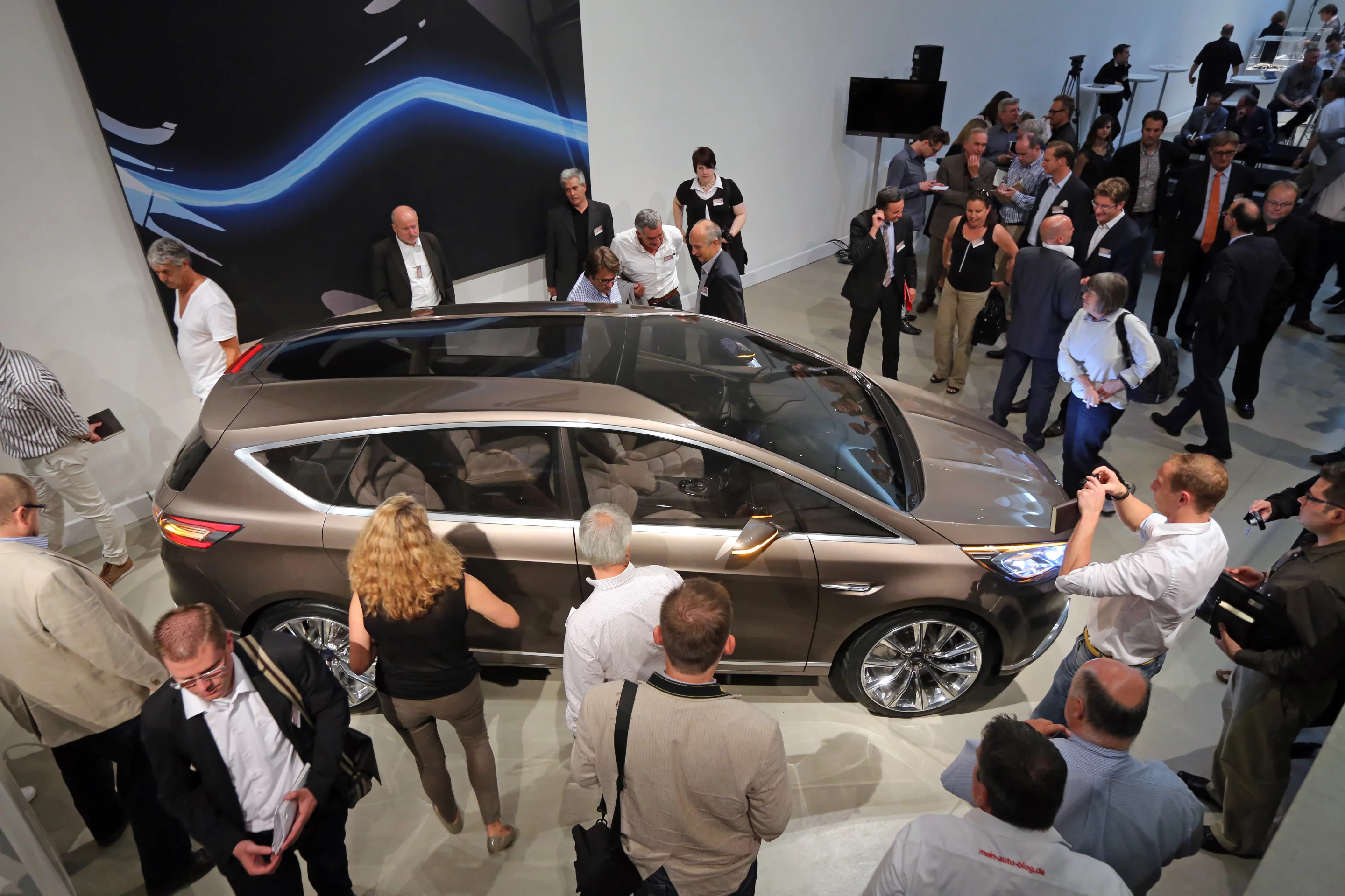The Ford S-Max Concept unveiling to the media