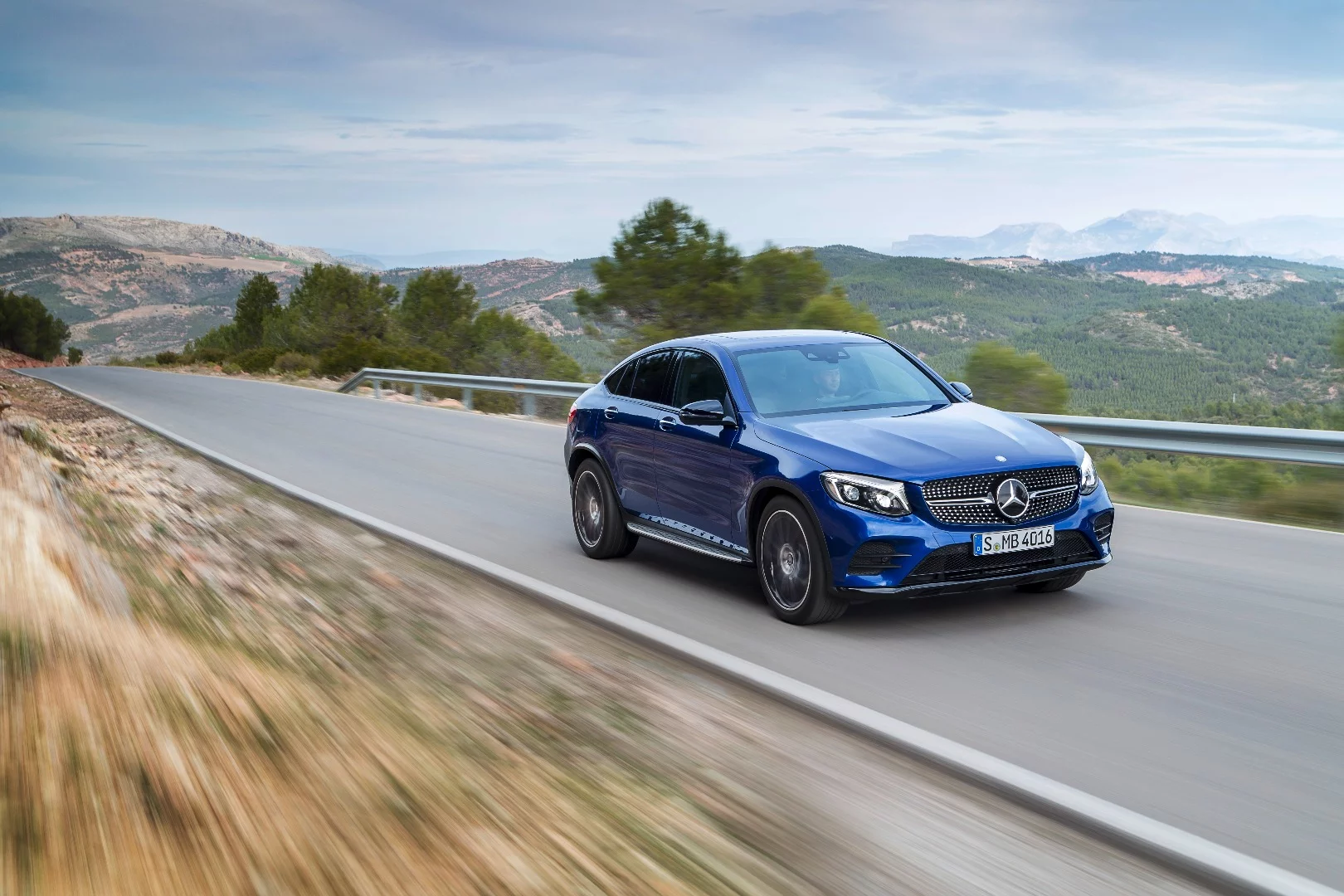 The new Mercedes GLC Coupe joins the GLE Coupe in offering less headroom but more style