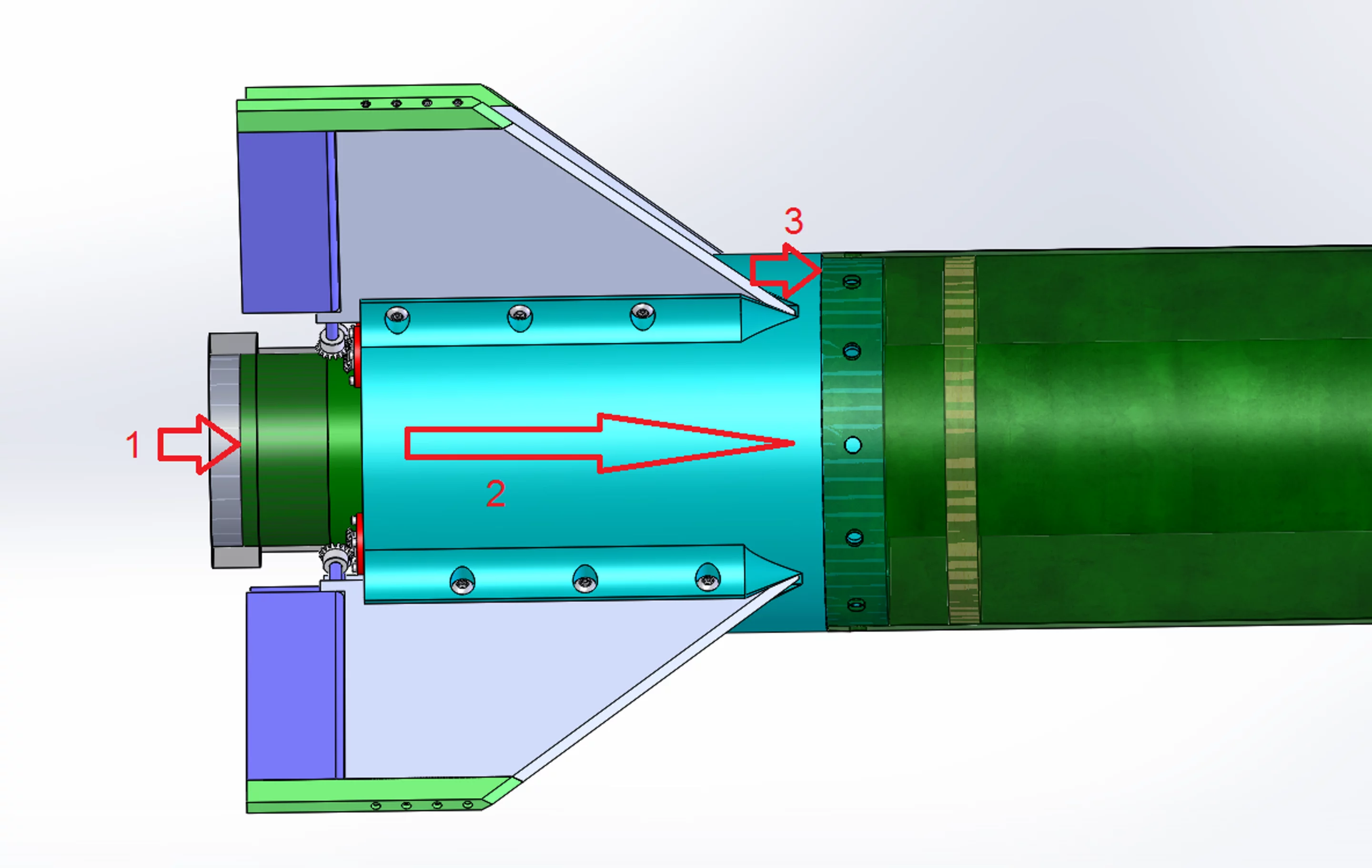 ASTRo thrust load path