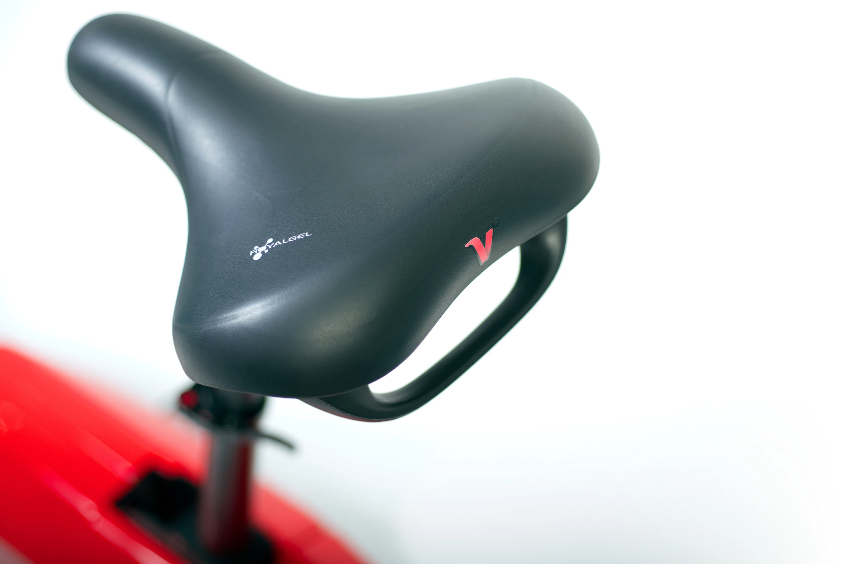 The Voltitude V1's unisex gel seat (Photo: Arnaud Lambert)