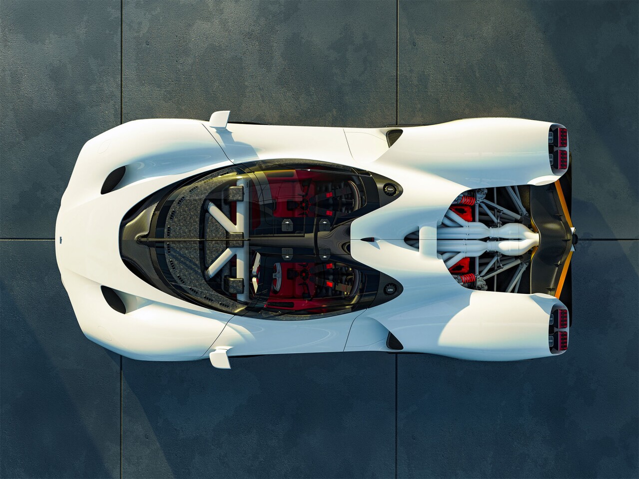 The Nilu looks a little odd in top-down Matchbox-car view