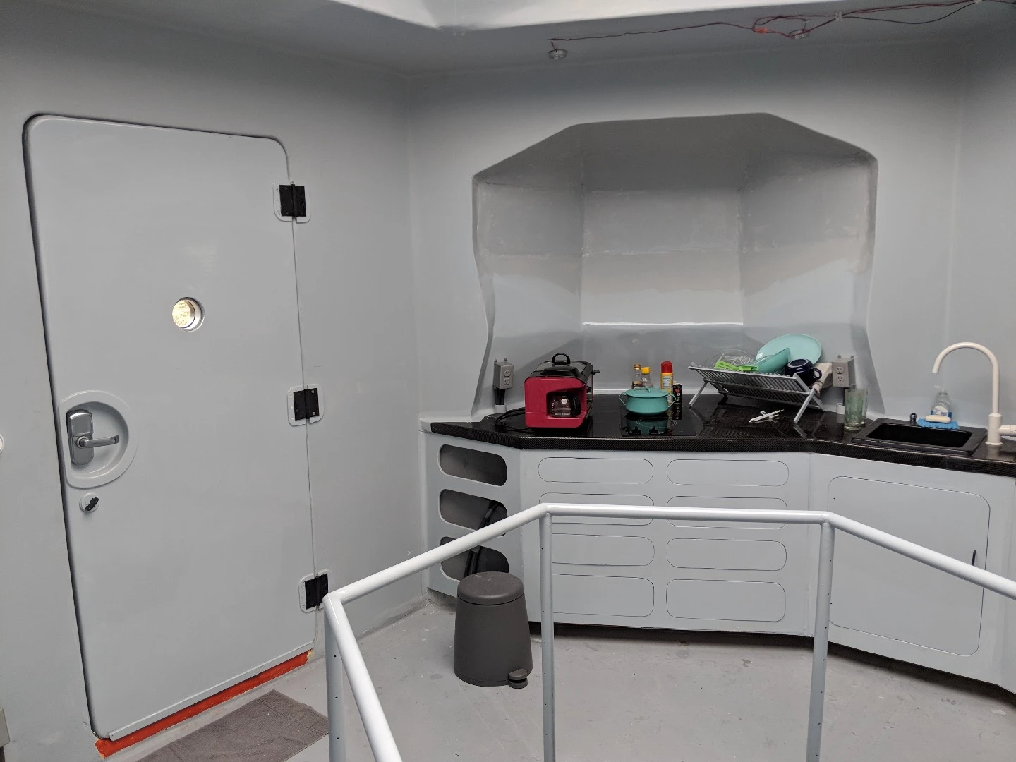 The Lunar Lander's kitchenette