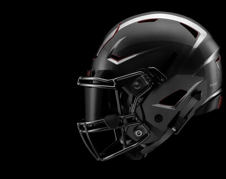 Other features include a ratchet-style chinstrap attachment system (as opposed to the usual less-secure buckles or snaps), extensions on the sides to protect the mandible from side impacts, and five liner pads that are inflated once the helmet is put on, to ensure a snug fit