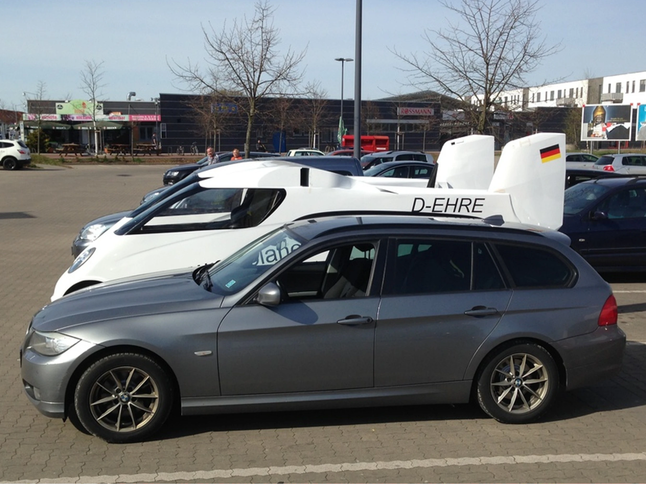 Carplane can park in a standard car park