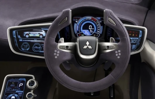 The Concept PX-MiEV dashboard