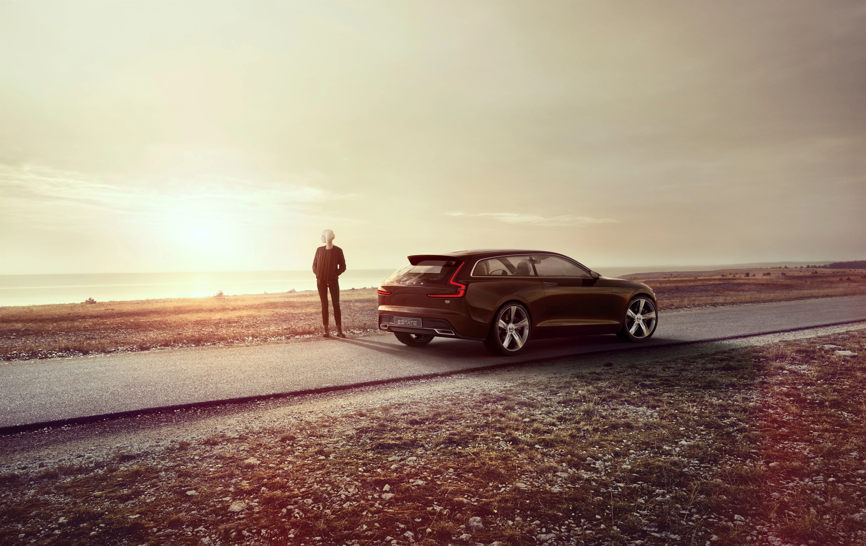 The new interior design language, and oversized tablet, will be introduced later in the year in the new 2014 Volvo XC90