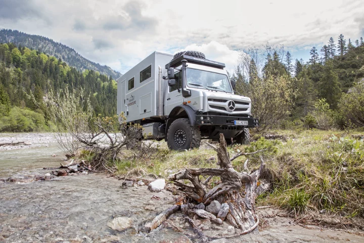 Built to journey off the beaten path and well beyond, the Ziegler Moghome sleeps two comfortably