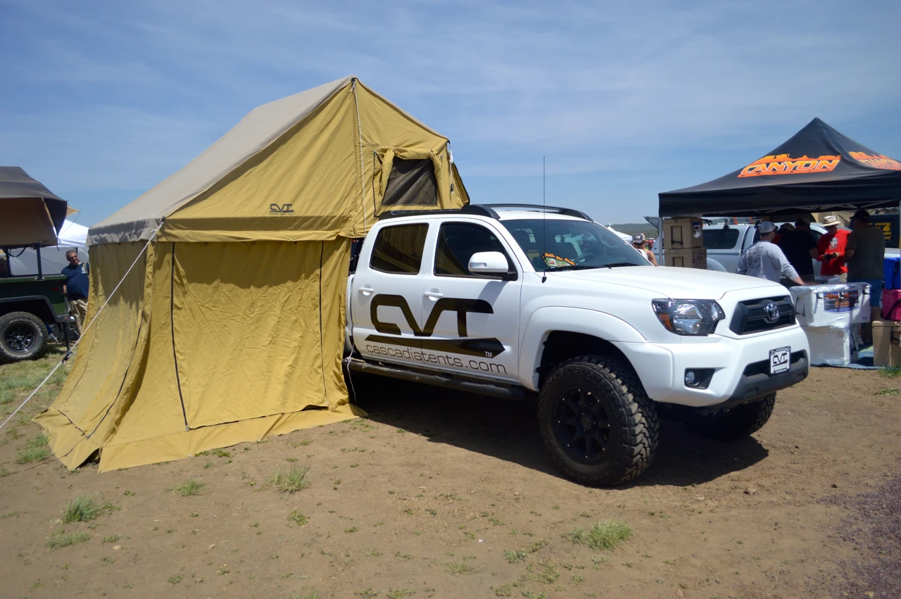 Cascadia Tents pickup set-up