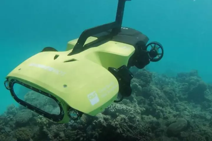 The RangerBot can monitor and protect reefs for up to eight hours at atime