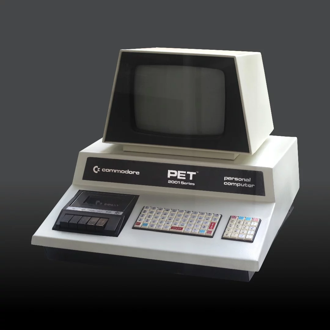 A Commodore PET 2001 all-in-one home computer