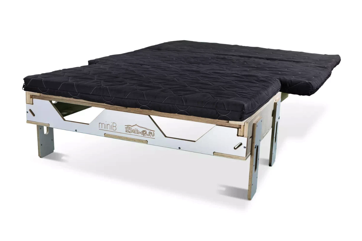 MiniB sleeper platform and multi-piece mattress topper