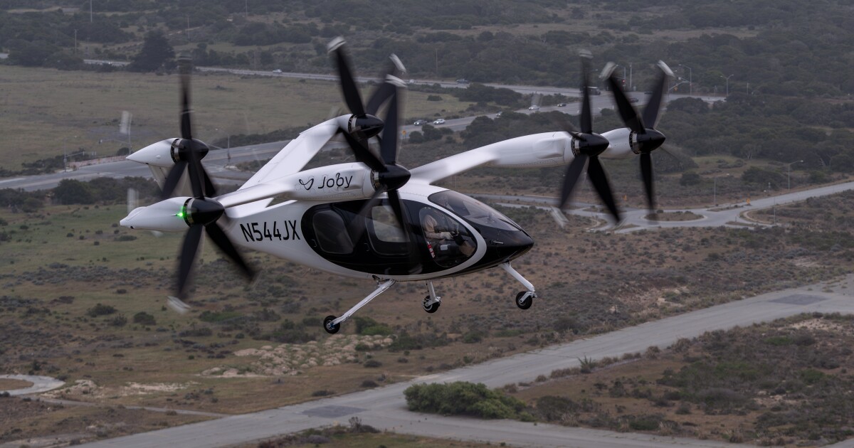 
Joby S4 Completes Historic Pilot Tilt-Rotor Transition