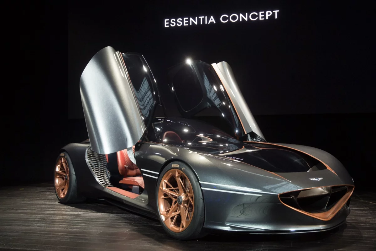 The Genesis Essentia Concept debuts at the New York Auto Show