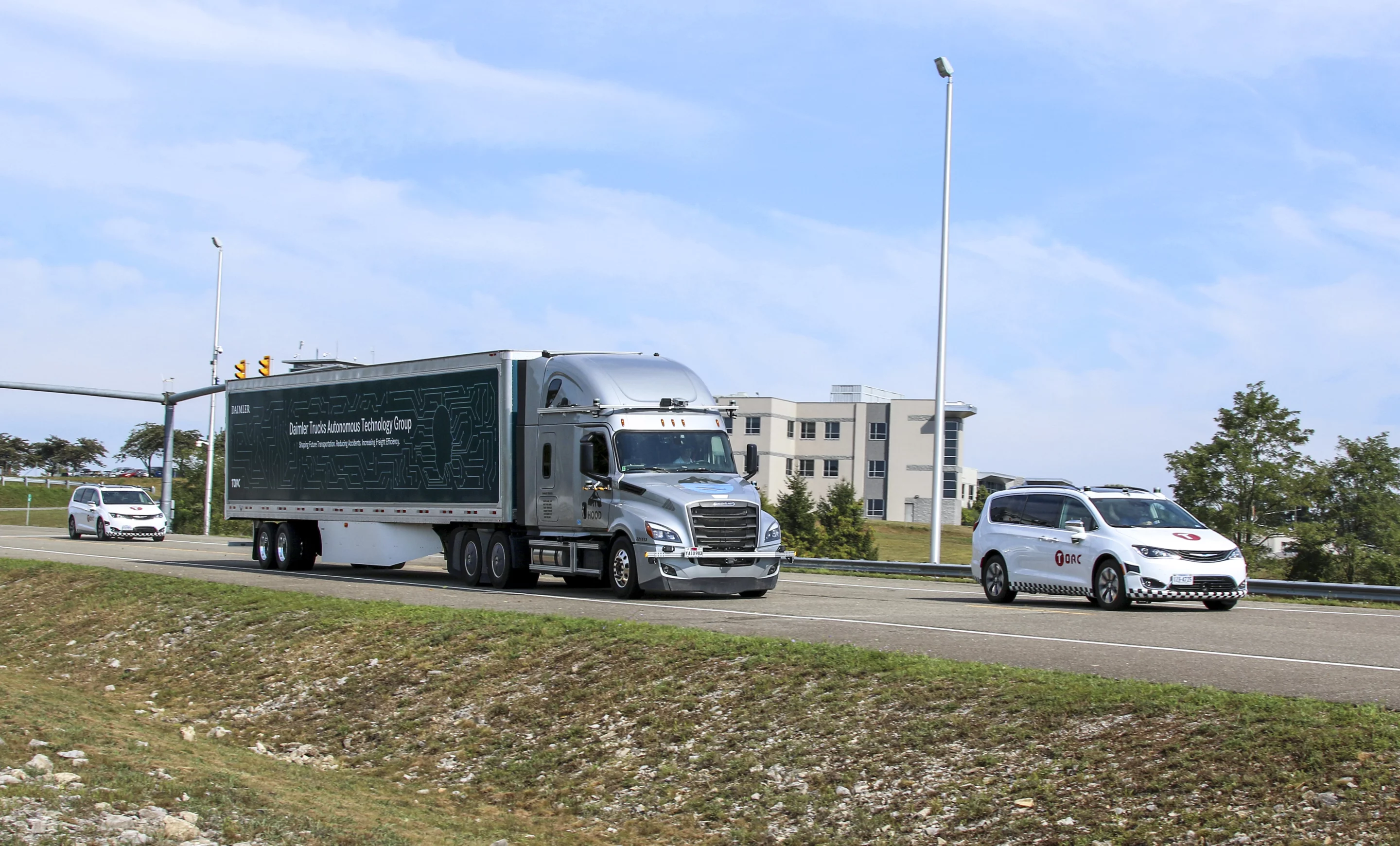 Daimler Trucks and Torc Robotics are development and testing trucks with Level 4 autonomous technology on public roads in Virginia