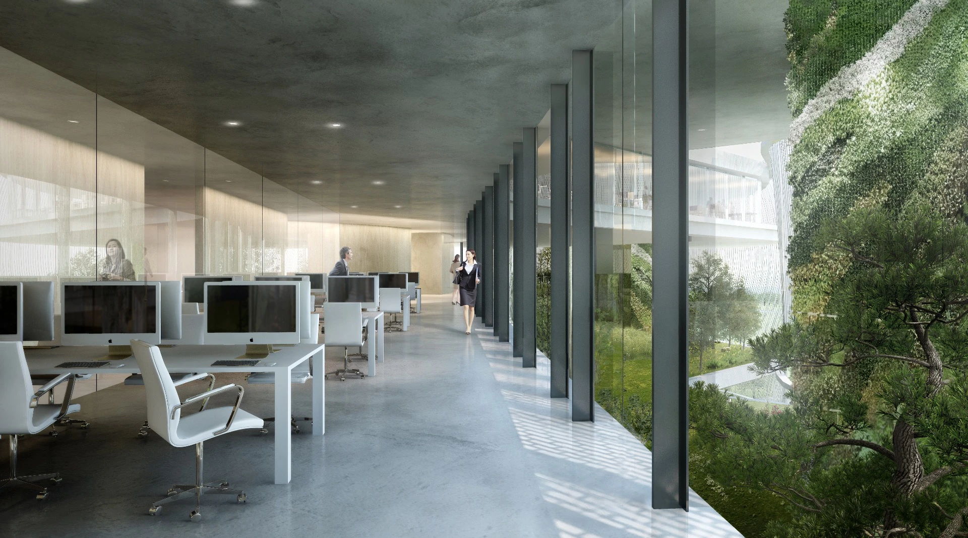 Inside, the Xinhee Design Center will be mostly made up of offices