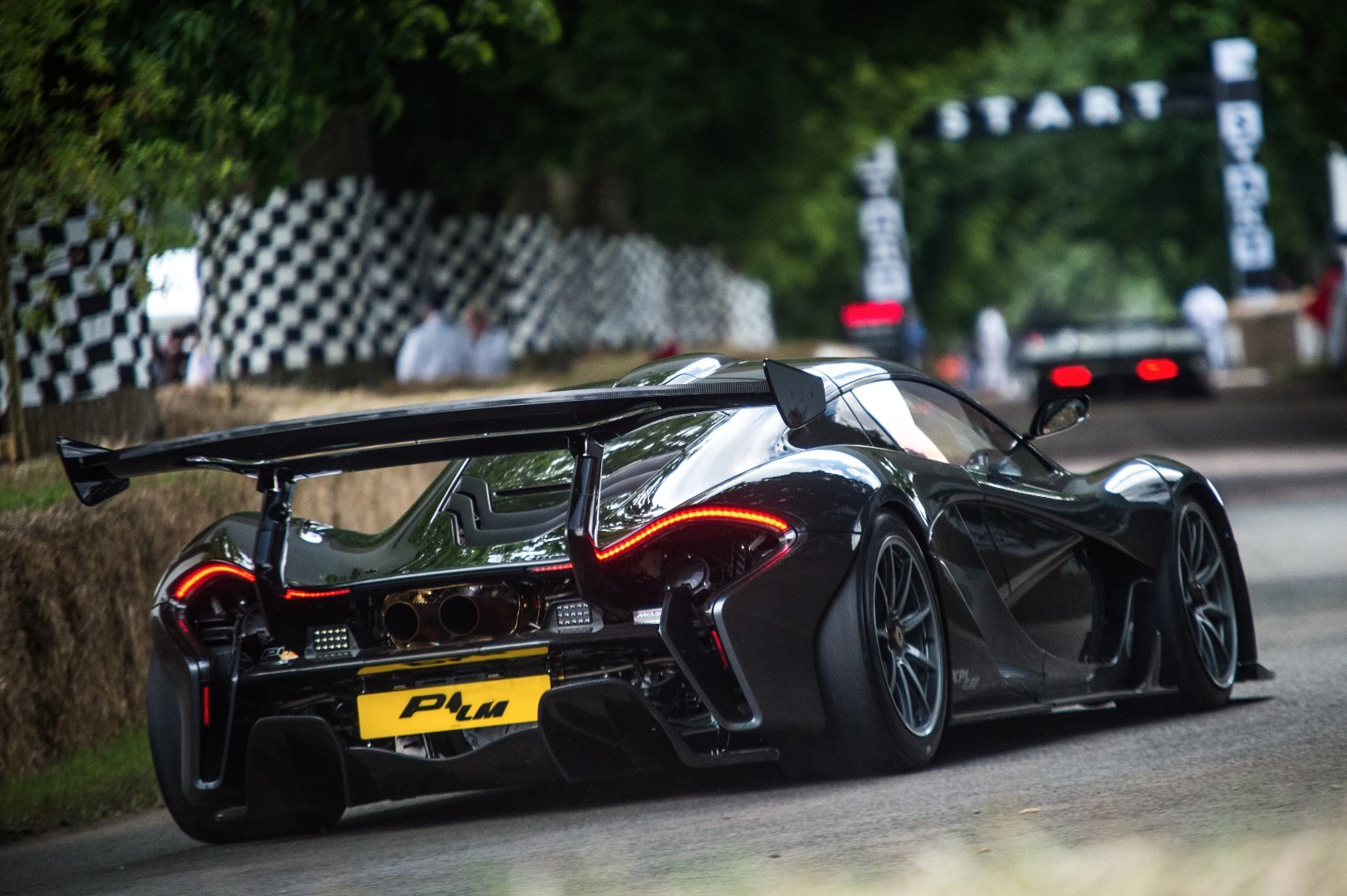 The McLaren P1 LM makes a run