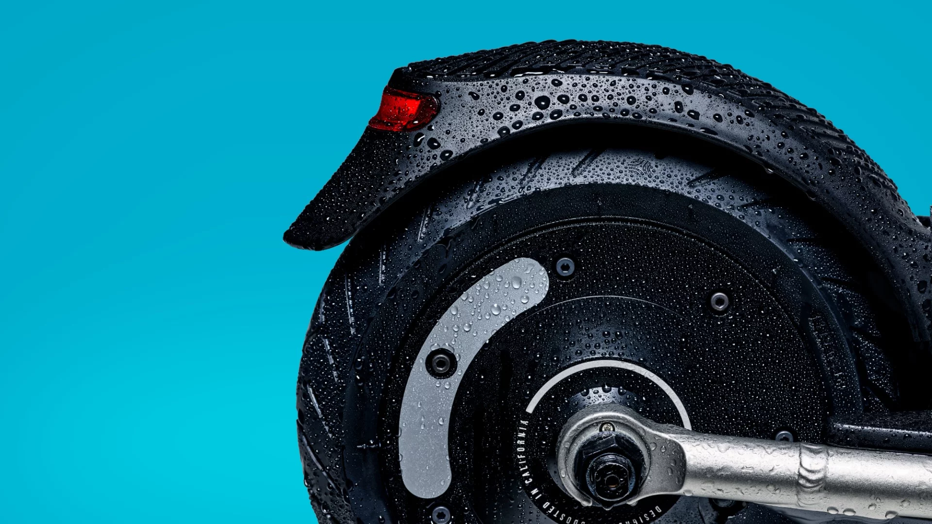 The Rev features three braking options, including a mechanical brake engaged through the rear fender