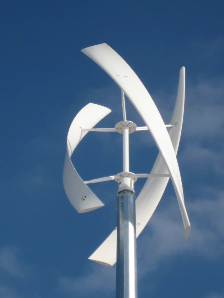 UGE spent over a year developing and testing the fiberglass blades to achieve a lightweight system