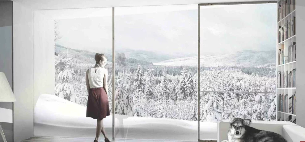 The architectural plans include a futuristic circular structure that will offer guests stunning 360 degree views of the slopes