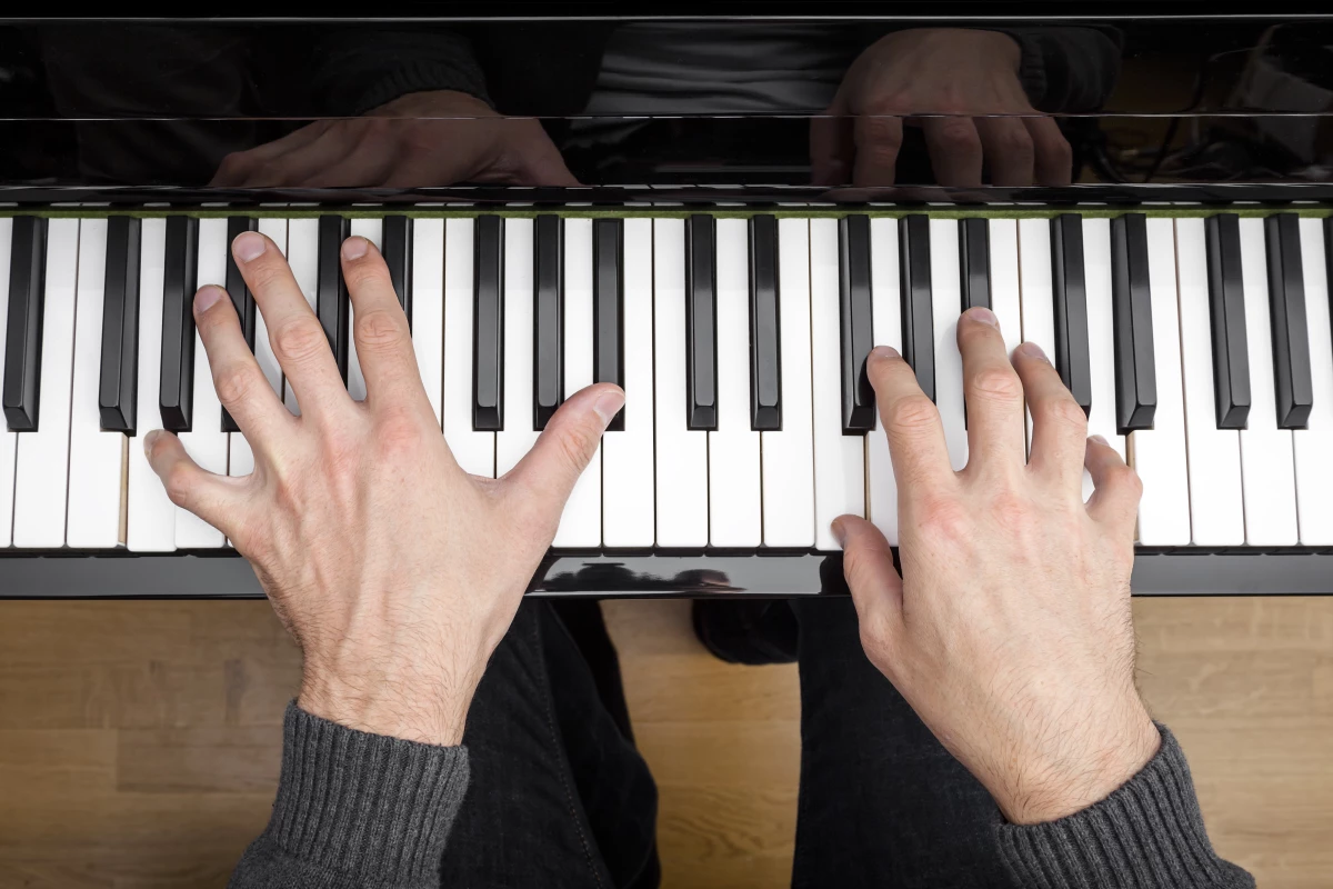 The Audeo system was trained on overhead videos of known pieces of music being played on a piano
