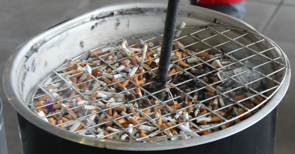 Cigarette butts contain chemicals that may keep steel from rusting