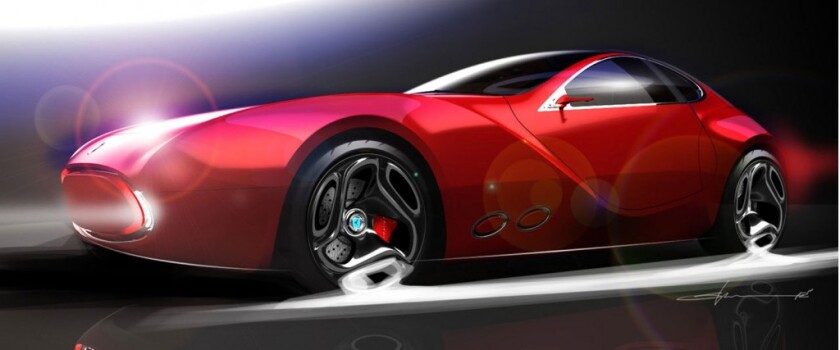 The Cisitalia 202 E is a modernized redesign