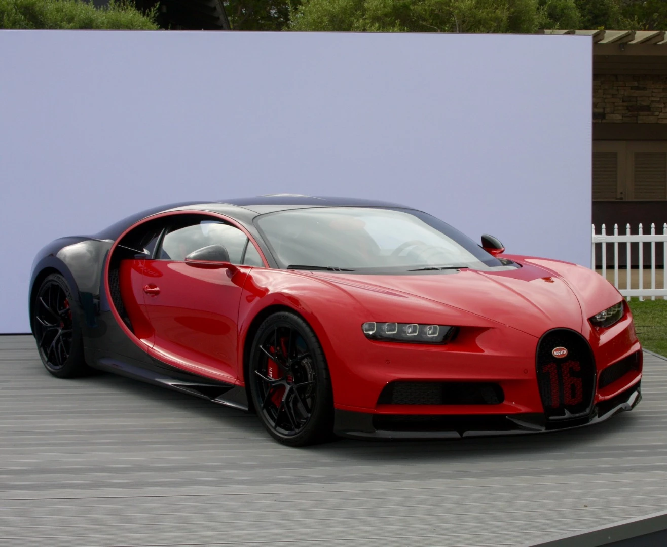 Even the Chiron Sport looks a touch pedestrian