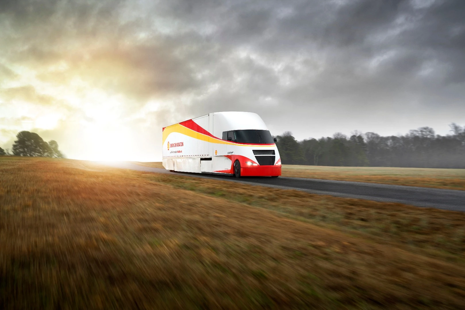 The Starship Class 8 concept tractor trailer