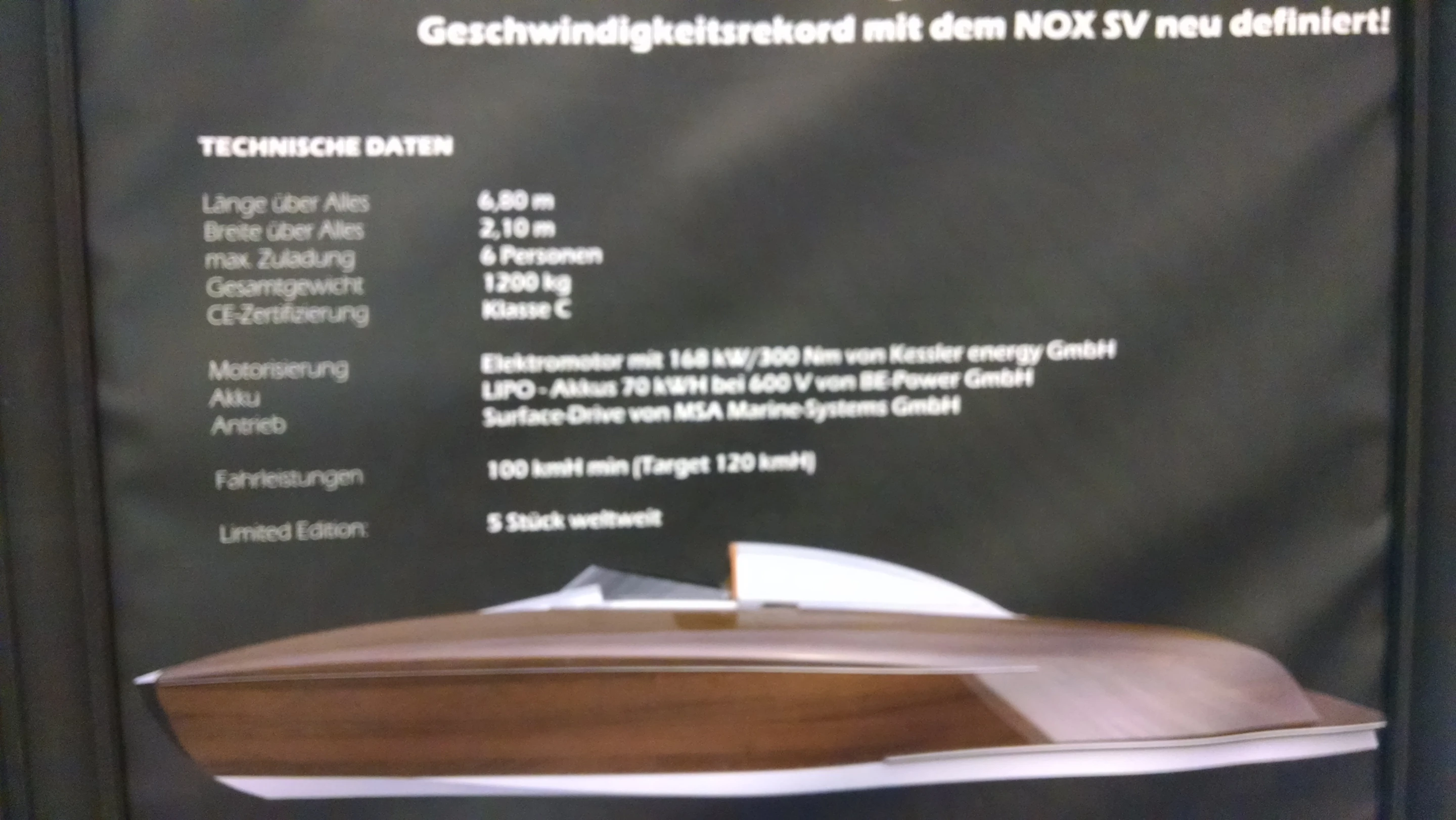 NOX SV info (Photo: C.C. Weiss/Gizmag)