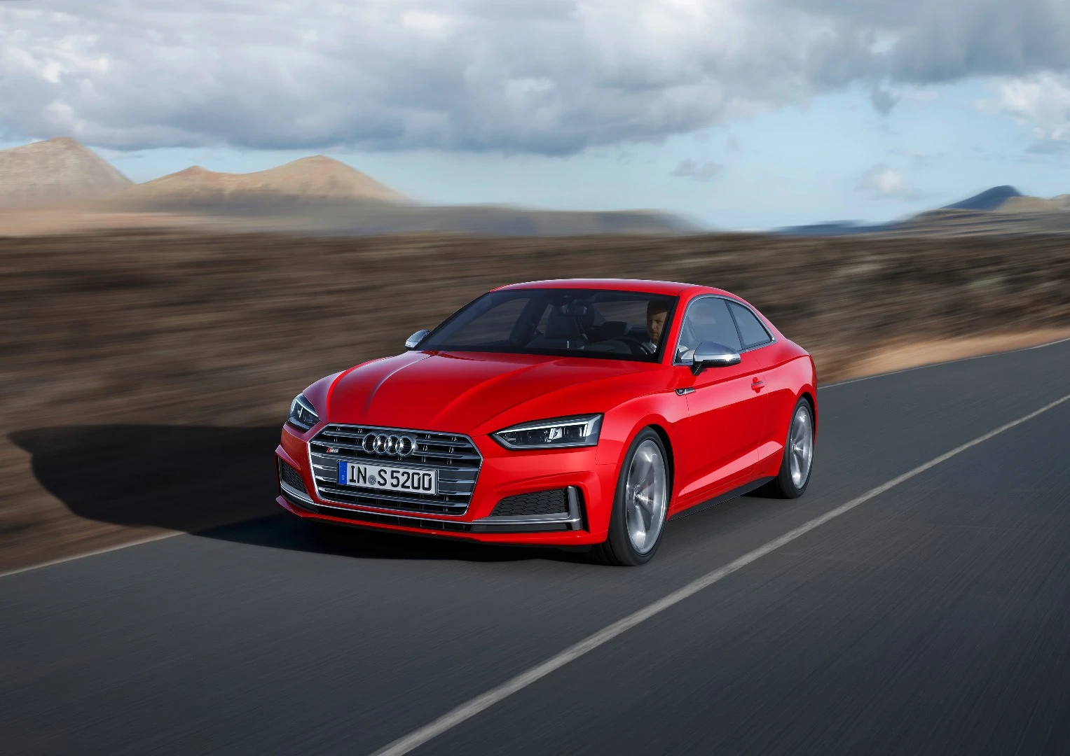 The new Audi S5 on the move